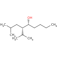 2d structure of (4S,5R)-2-methyl-4-(propan-2-yl)nonan-5-ol