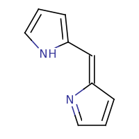 2d structure of (2Z)-2-(1H-pyrrol-2-ylmethylidene)-2H-pyrrole