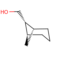 2d structure of (1R,5S,6S)-bicyclo[3.1.1]heptan-6-ylmethanol