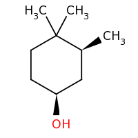 2d structure of (1S,3S)-3,4,4-trimethylcyclohexan-1-ol