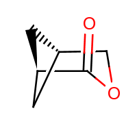 2d structure of 3-oxabicyclo[3.1.1]heptan-2-one
