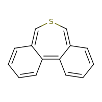 2d structure of 9-thiatricyclo[9.4.0.0^{2,7}]pentadeca-1,3,5,7,10,12,14-heptaene