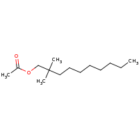 2d structure of 2,2-dimethyldecyl acetate