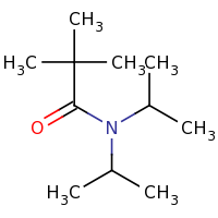 2d structure of 2,2-dimethyl-N,N-bis(propan-2-yl)propanamide