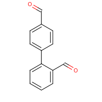 2d structure of 2-(4-formylphenyl)benzaldehyde