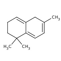 2d structure of 1,1,6-trimethyl-1,2,3,5-tetrahydronaphthalene
