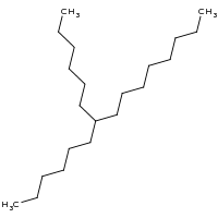 2d structure of 7-hexylpentadecane