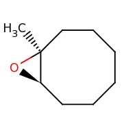 2d structure of (1S,8R)-1-methyl-9-oxabicyclo[6.1.0]nonane
