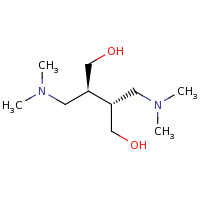 2d structure of (2R,3S)-2,3-bis[(dimethylamino)methyl]butane-1,4-diol