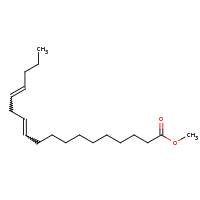 2d structure of methyl octadeca-11,14-dienoate