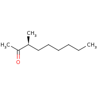 2d structure of (3S)-3-methylnonan-2-one