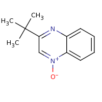 2d structure of 3-tert-butylquinoxalin-1-ium-1-olate
