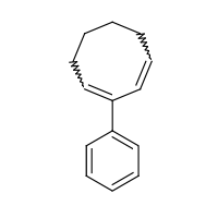 2d structure of 2-phenylcycloocta-1,3-diene