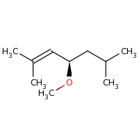 2d structure of (4R)-4-methoxy-2,6-dimethylhept-2-ene
