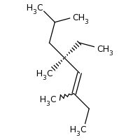 2d structure of (5R)-5-ethyl-3,5,7-trimethyloct-3-ene