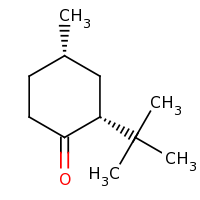 2d structure of (2R,4S)-2-tert-butyl-4-methylcyclohexan-1-one