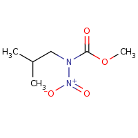 2d structure of methoxy-N-(2-methylpropyl)-N',N'-dioxocarbohydrazide