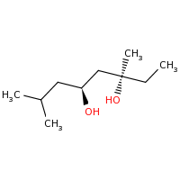 2d structure of (3R,5S)-3,7-dimethyloctane-3,5-diol