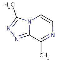 2d structure of 3,8-dimethyl-[1,2,4]triazolo[4,3-a]pyrazine