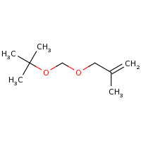 2d structure of 2-methyl-2-{[(2-methylprop-2-en-1-yl)oxy]methoxy}propane