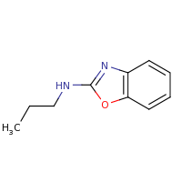 2d structure of N-propyl-1,3-benzoxazol-2-amine