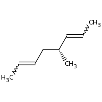 2d structure of (4R)-4-methylocta-2,6-diene