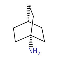 2d structure of bicyclo[2.2.2]octan-1-amine
