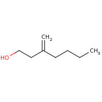 2d structure of 3-methylideneheptan-1-ol