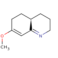 2d structure of (4aR)-7-methoxy-2,3,4,4a,5,6-hexahydroquinoline
