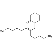 2d structure of 6,7-dipentyl-1,2,3,4-tetrahydronaphthalene