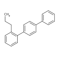 2d structure of 1-phenyl-4-(2-propylphenyl)benzene