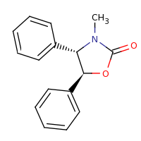 2d structure of (4S,5S)-3-methyl-4,5-diphenyl-1,3-oxazolidin-2-one