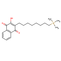2d structure of 2-hydroxy-3-[8-(trimethylsilyl)octyl]-1,4-dihydronaphthalene-1,4-dione