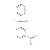 2d structure of 1-[dichloro(phenyl)methyl]-3-nitrobenzene