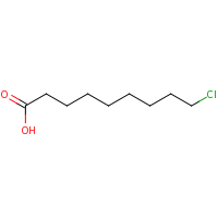2d structure of 9-chlorononanoic acid