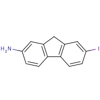 2d structure of 7-iodo-9H-fluoren-2-amine