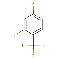 2d structure of 2,4-difluoro-1-(trifluoromethyl)benzene