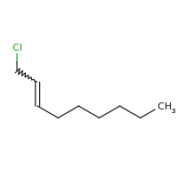 2d structure of 1-chloronon-2-ene