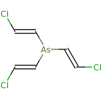 2d structure of tris[(E)-2-chloroethenyl]arsane