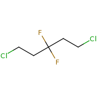 2d structure of 1,5-dichloro-3,3-difluoropentane