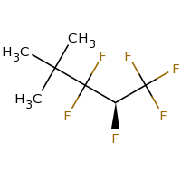 2d structure of (2S)-1,1,1,2,3,3-hexafluoro-4,4-dimethylpentane