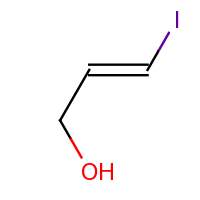 2d structure of (2E)-3-iodoprop-2-en-1-ol