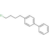 2d structure of 1-(4-chlorobutyl)-4-phenylbenzene