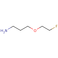2d structure of 3-(2-fluoroethoxy)propan-1-amine