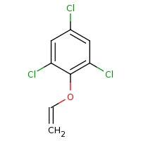2d structure of 1,3,5-trichloro-2-(ethenyloxy)benzene