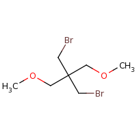 2d structure of 2,2-bis(bromomethyl)-1,3-dimethoxypropane