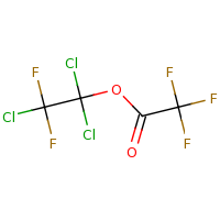 2d structure of 1,1,2-trichloro-2,2-difluoroethyl 2,2,2-trifluoroacetate