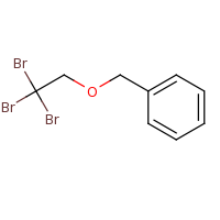 2d structure of [(2,2,2-tribromoethoxy)methyl]benzene