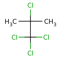 2d structure of 1,1,1,2-tetrachloro-2-methylpropane