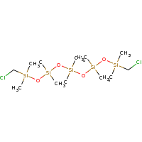 2d structure of 1,11-dichloro-2,2,4,4,6,6,8,8,10,10-decamethyl-3,5,7,9-tetraoxa-2,4,6,8,10-pentasilaundecane